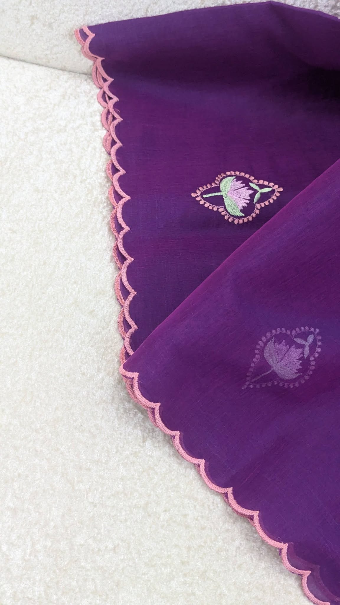 Purple Saree