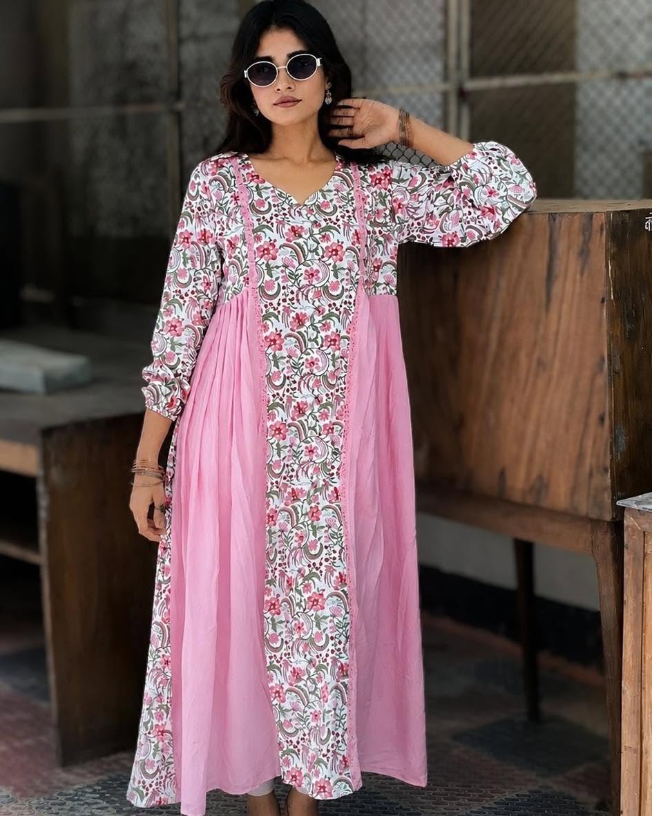 Floral Long Gown